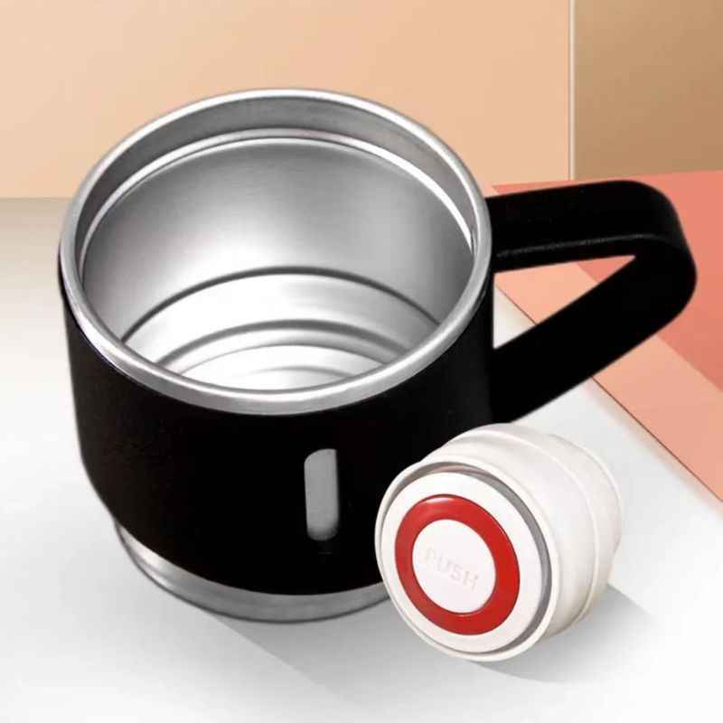Termo de acero inoxidable + 3 tazas