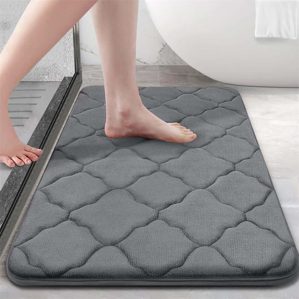 Kit de tapete para Banheiro Superabsorvente - 2x Mais Absorção