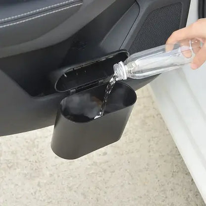 Lixeira Para Carro Dispenser Portátil C/ Tampa Automática - CARDISPLAY PRO®